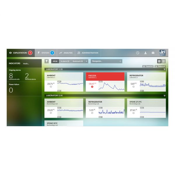 Temperature monitoring system - MyFoodCheck - JRI - measurement